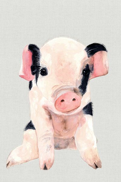 Dolly Pig, Jodi Hatfiled  van PI Creative Art