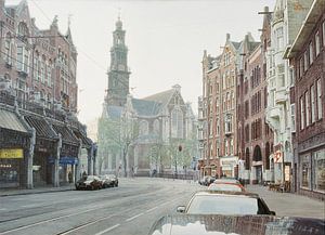 Malerei: Amsterdam, Raadhuisstraat-Westerkerk von Igor Shterenberg