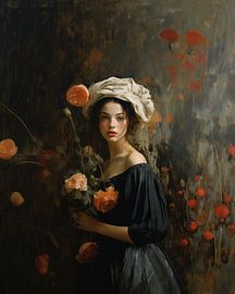 Portrait "Take me to wonderland" sur Carla Van Iersel