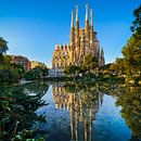 Sagrada Familia in Barcelona van Michael Abid thumbnail