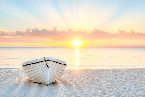 Stille am Strand von Johann Pavelka