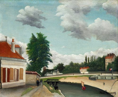 Banlieue de Paris, Henri Rousseau (ca. 1897-1905)