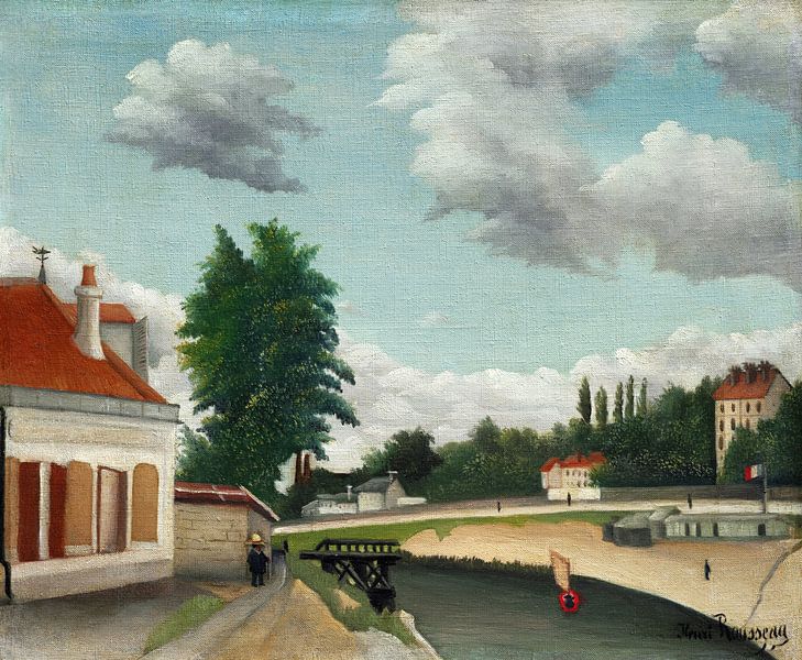 Vororte von Paris, Henri Rousseau (ca. 1897-1905) von Atelier Liesjes