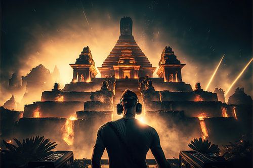 Zeer inspirerend kunstwerk van DJ in Bali