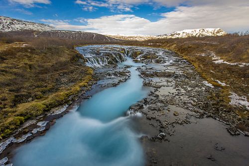Brúarfoss, IJsland.