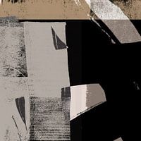 Wabi-sabi nordique. Abstrait minimaliste aux couleurs neutres no. 8