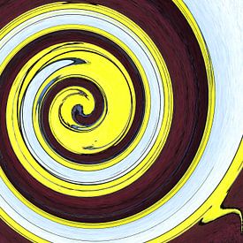 Unendlichkeit 22 / Spirale / Farbstrudel von Kerstin Franz