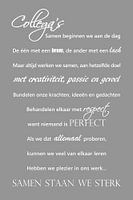 Tekst | Collega's | Grijs