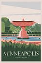 Minneapolis, Minnesota Vintage Reisposter van Poster Art Shop thumbnail