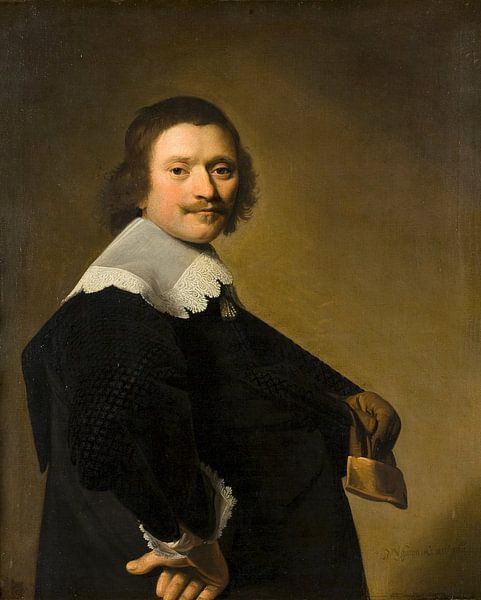 Portret van een heer, Johannes Cornelisz. Verspronck van Meesterlijcke Meesters