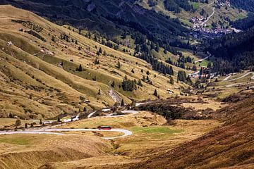 Dal in het Val di Fassa gezien vanaf de Col dei Rossi van Rob Boon
