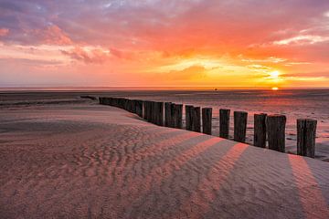 Zonsondergang op Ameland
