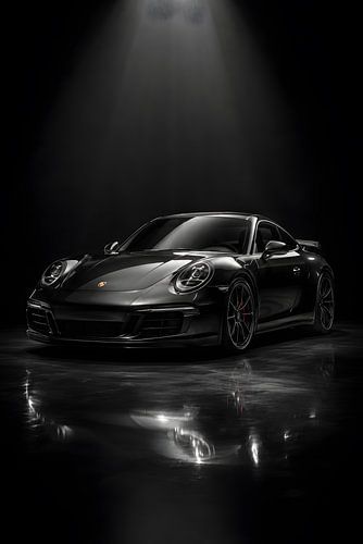 Porsche-elegantie bij middernacht