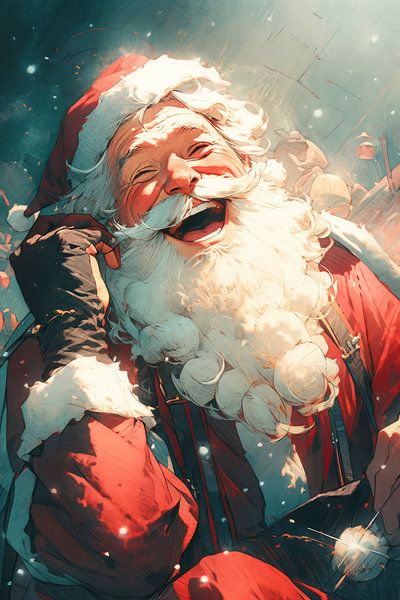 Laughing Santa von Treechild