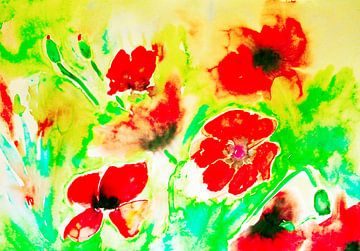 poppies van M.A. Ziehr