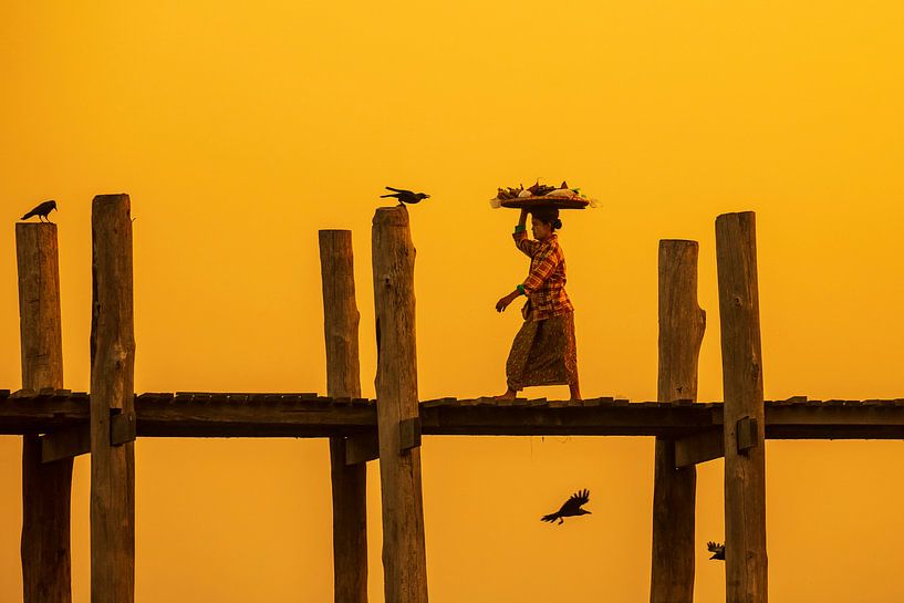 U Bein bridge by Antwan Janssen