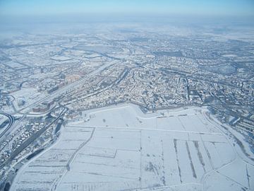 Den Bosch in de sneeuw van Frans van Hooft