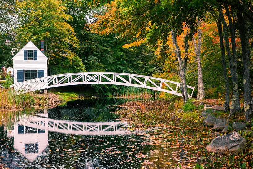 Somesville-Brücke, Maine von Henk Meijer Photography