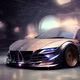 tough car in beautiful lighting by Gelissen Artworks