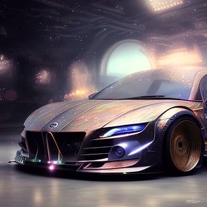 hartes Auto in schönem Licht