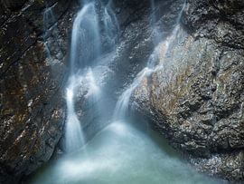 Une cascade mystique dans l'Allgäu