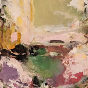 Malerei: abstrakte Landschaft