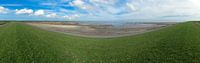 Panorama waddendijk