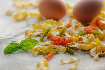 Kleurrijke pasta creatie van Tanja Riedel