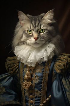 Cat/pussy in baroque style