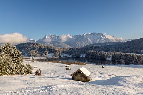 Winter aan de Geroldsee