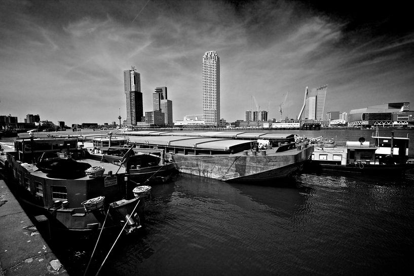 Skyline von Rotterdam von Katendrecht aus von Ronald Dijksma