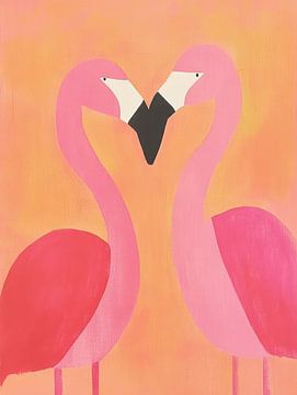 Flamingo Love van Franka Poulain