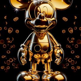 Golden Mickey stands to shine by Marianne Ottemann - OTTI