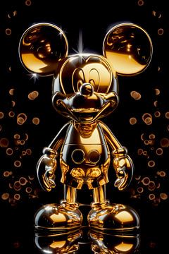 Gouden Mickey staat te stralen van Marianne Ottemann - OTTI