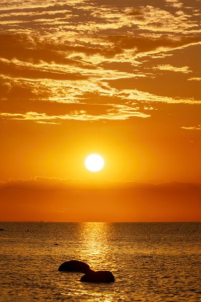 Sunset on the Baltic coast by Hans-Jürgen Janda