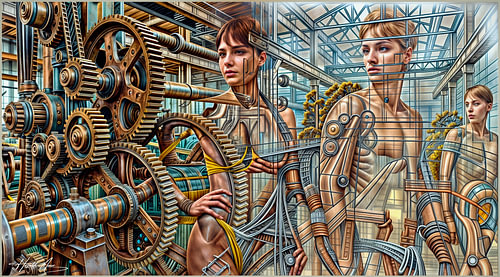 Verschmolzene Welten: Das Erwachen der Maschinen-Mensch-Symbiose
