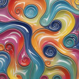 Ceramic jazz one von VriesWol WallArt