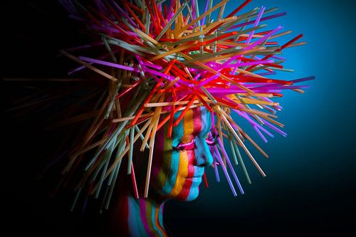 creatief met rietjes