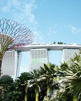 Uitzicht over Marina Bay Sands in Singapore