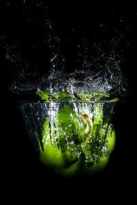 Splashing paprika