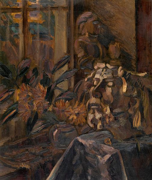 Stillleben mit Büste, Henri Le Fauconnier von Meisterhafte Meister