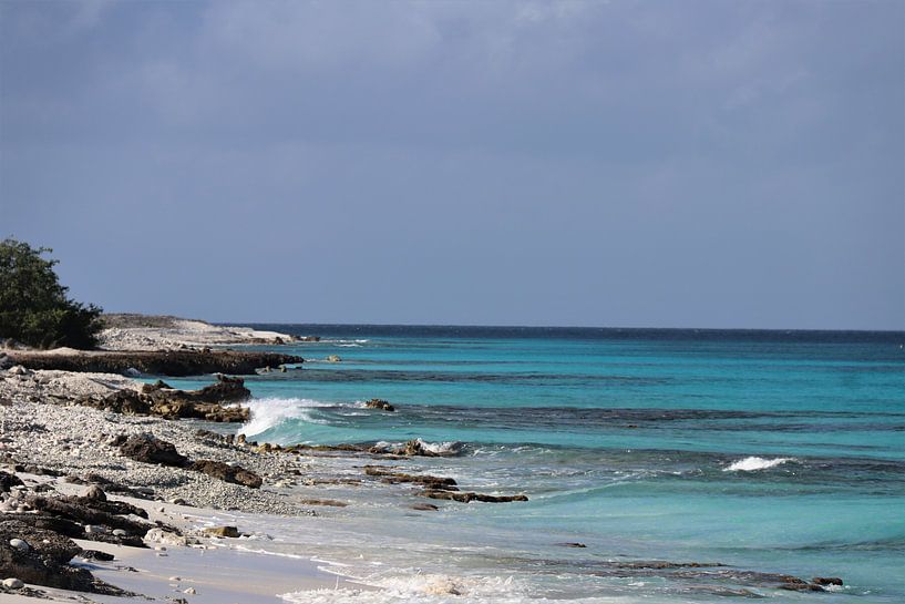 Sea view of Klein Bonaire. by Silvia Weenink