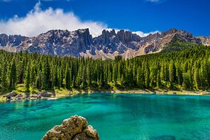 Lago di Carezza - Dolomieten van Bart Hendrix