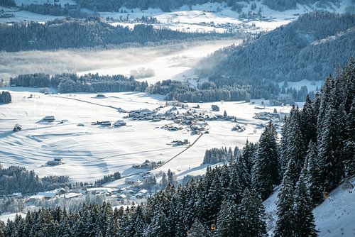 Winterlandschap in de Allgäu