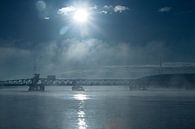 Brücke in der Morgensonne von Wim Heirbaut Miniaturansicht