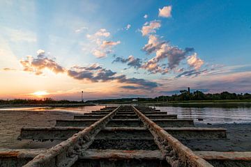 Old railroad line Opheusden by Daniëlle Langelaar Photography