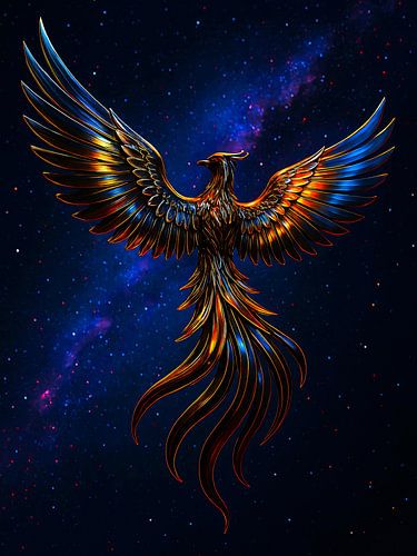 Golden Phoenix - Ascent in space