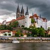 Le château Albrechtsburg de Meissen surplombe l'Elbe. sur Holger W. Spieker