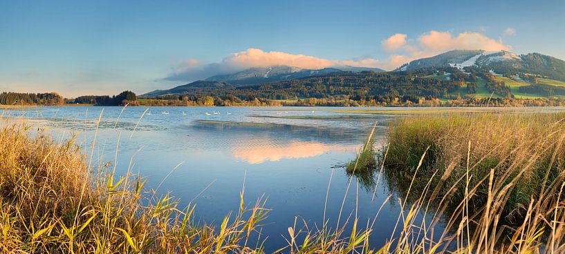 Grüntensee in autumn, Allgäu, Bavaria, Germany by Markus Lange