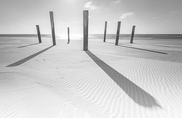 Plage de Petten (Paaldorp) Pays-Bas sur Marcel Kerdijk